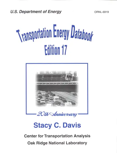Transportation Energy Data Book: Edition 17